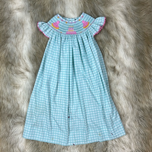 4T Addie & Hadlie Birthday Party Sleeveless Plaid Dress - Picture 3 of 11
